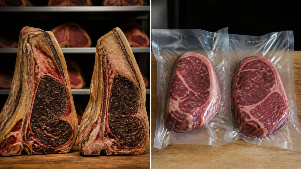 Dry Aged vs Wet Aged Beef Explained: Taste, Cost & Cooking – 5L Meat Shop