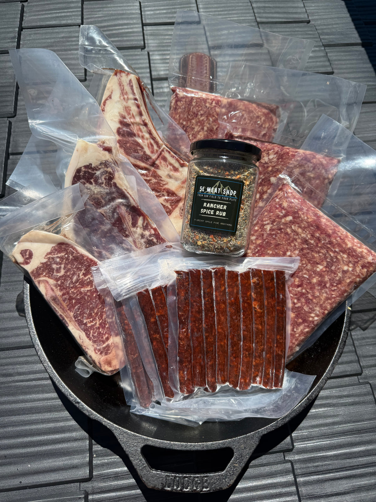 A 5L meat bundle with steaks and ranch favorites