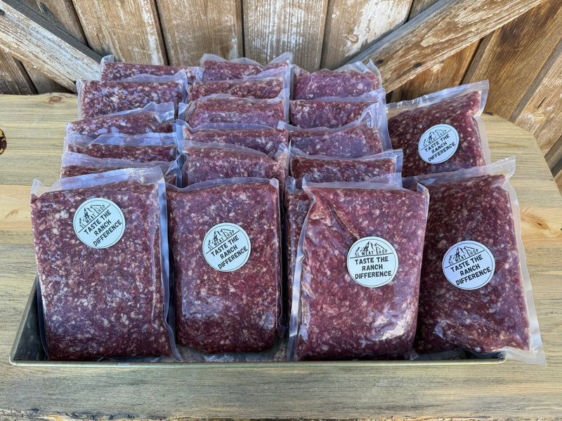 20 lb Ground Beef Stock Up